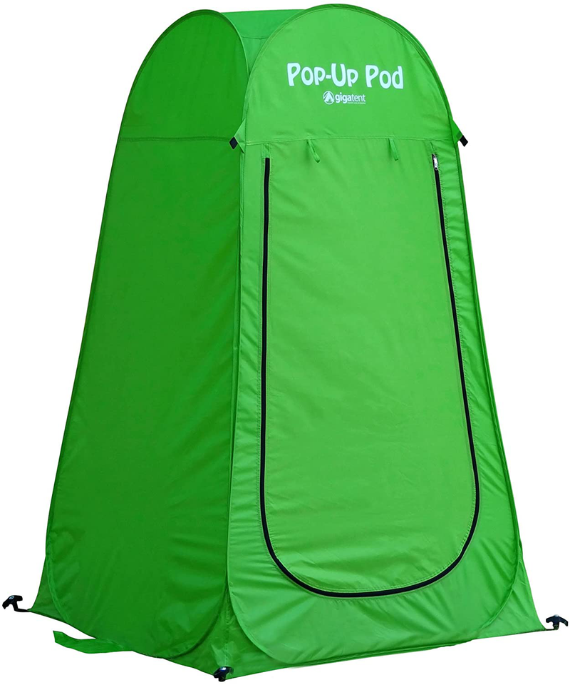 Gigatent Pop up Pod Changing Room Privacy Tent – Instant Portable Outdoor Shower Tent, Camp Toilet, Rain Shelter for Camping & Beach – Lightweight & Sturdy, Easy Set Up, Foldable - with Carry Bag Sporting Goods > Outdoor Recreation > Camping & Hiking > Portable Toilets & ShowersSporting Goods > Outdoor Recreation > Camping & Hiking > Portable Toilets & Showers GigaTent   
