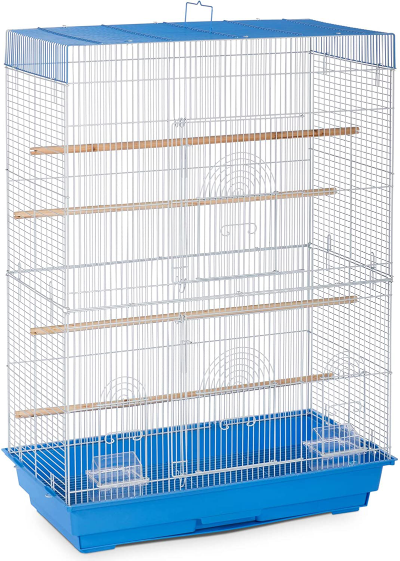 Prevue Hendryx Flight Cage Animals & Pet Supplies > Pet Supplies > Bird Supplies > Bird Cages & Stands Prevue Pet Products Blue/White  