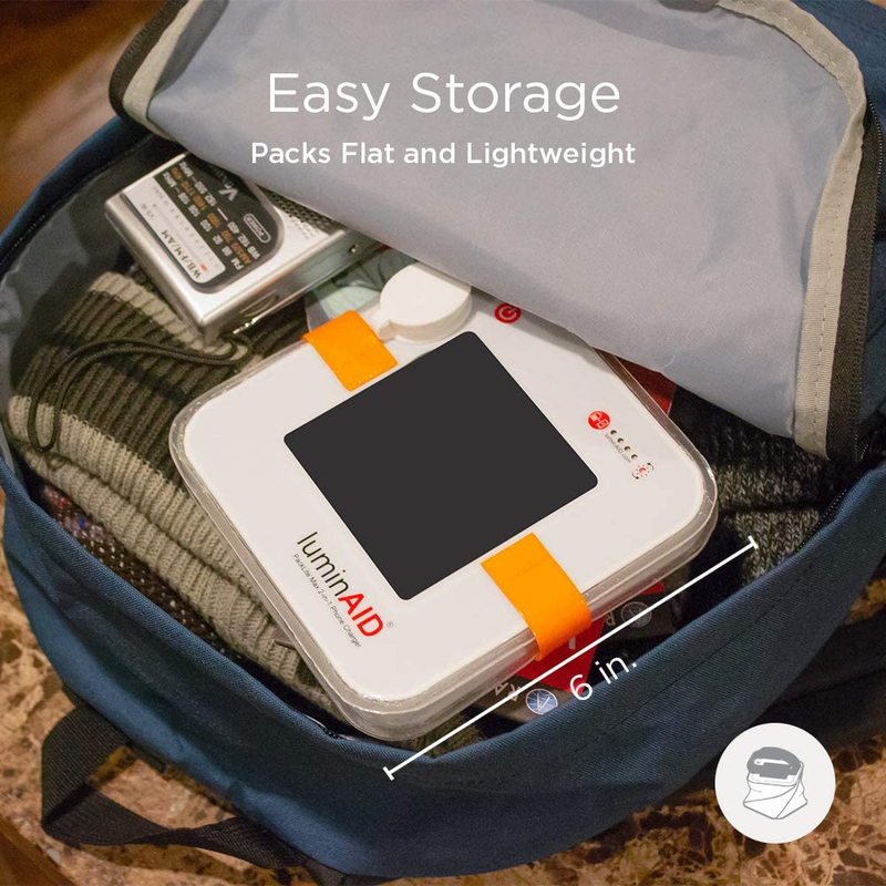 Luminaid Packlite Max 2-In-1 Camping Lantern and Phone Charger | for Backpacking, Emergency Kits and Travel | as Seen on Shark Tank