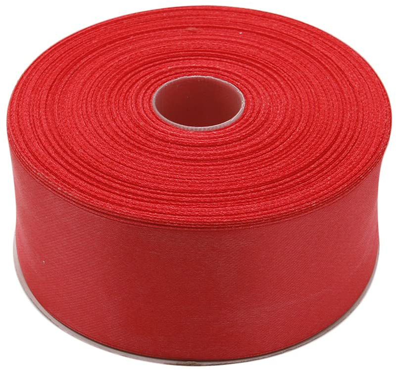 Topenca Supplies 3/8 Inches x 50 Yards Double Face Solid Satin Ribbon Roll, White Arts & Entertainment > Hobbies & Creative Arts > Arts & Crafts > Art & Crafting Materials > Embellishments & Trims > Ribbons & Trim Topenca Supplies Coral 2" x 50 yards 