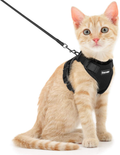 Dooradar Cat Leash and Harness Set, Escape Proof Safe Breathable Cat Vest Harness for Walking , Easy Control Soft Adjustable Reflective Strips Mesh Jacket for Cats, Pink, XS (Chest: 13.5” -16.0”) Animals & Pet Supplies > Pet Supplies > Cat Supplies > Cat Apparel Dooradar Black Small (Pack of 1) 