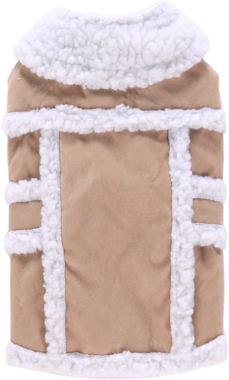 Rypet Small Dog Winter Coat - Shearling Fleece Dog Warm Coat for Small to Medium Breeds Dog Animals & Pet Supplies > Pet Supplies > Cat Supplies > Cat Apparel RYPET   