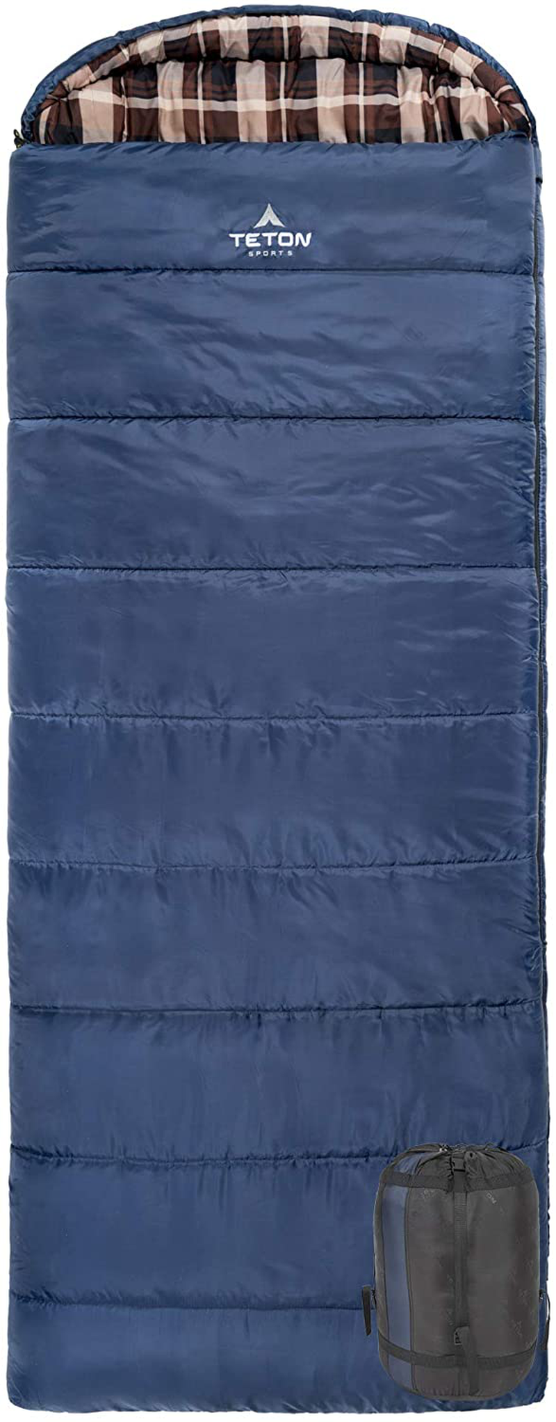 TETON Sports Celsius XL Sleeping Bag; Great for Family Camping; Free Compression Sack Sporting Goods > Outdoor Recreation > Camping & Hiking > Sleeping Bags TETON Sports Blue Rip-stop -25F Left Zip
