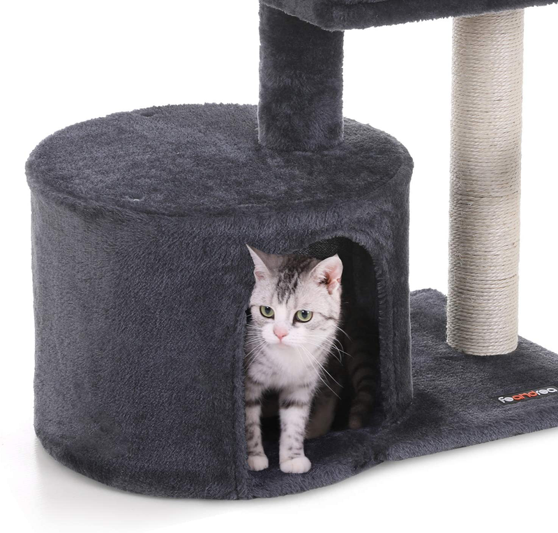 FEANDREA Cat Tree with Sisal-Covered Scratching Posts for Kitten Animals & Pet Supplies > Pet Supplies > Cat Supplies > Cat Beds FEANDREA   