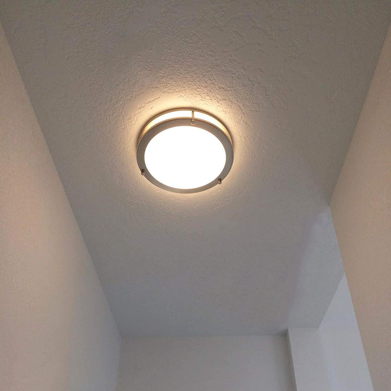 Drosbey 36W LED Ceiling Light Fixture, 13in Flush Mount Light Fixture, Ceiling Lamp for Bedroom, Kitchen, Bathroom, Hallway, Stairwell, Super Bright 3200 Lumens, 5000K Daylight White