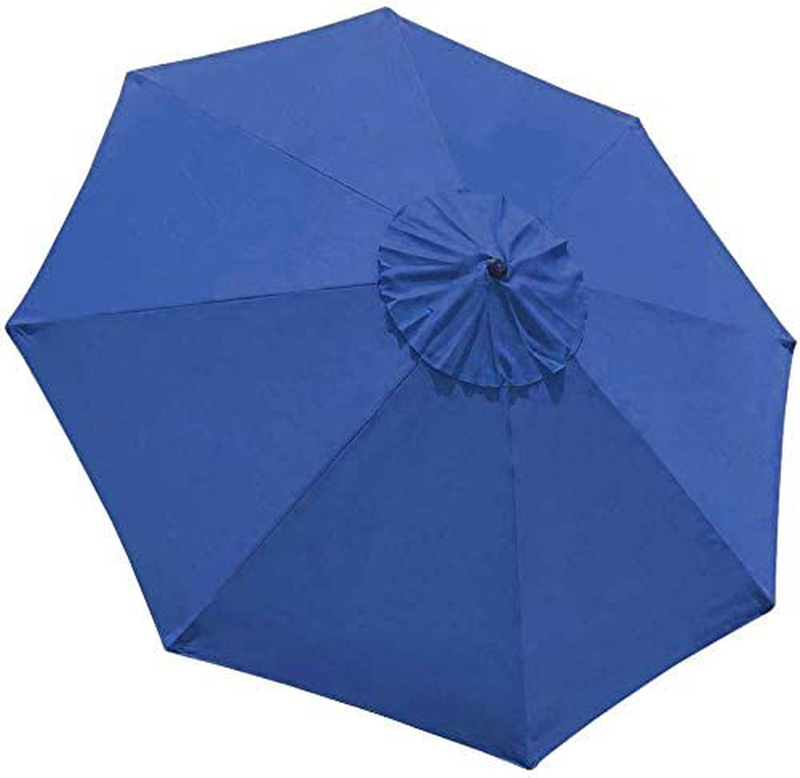 EliteShade 9ft Patio Umbrella Market Table Outdoor Deck Umbrella Replacement Canopy Cover (Canopy Only)(Beige) Home & Garden > Lawn & Garden > Outdoor Living > Outdoor Umbrella & Sunshade Accessories EliteShade Royal Blue  