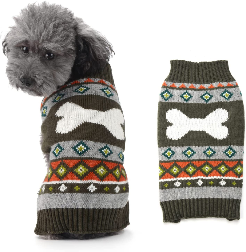 TENGZHI Dog Sweater Xsmall Pet Costume Soft Thick Knit Puppy Sweater Vest Dachshund Clothes Cat Apparel for Small Medium and Large Dogs Cats Animals & Pet Supplies > Pet Supplies > Cat Supplies > Cat Apparel TENGZHI   