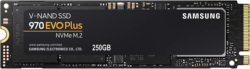 SAMSUNG 970 EVO Plus SSD 2TB - M.2 NVMe Interface Internal Solid State Drive with V-NAND Technology (MZ-V7S2T0B/AM) Electronics > Electronics Accessories > Computer Components > Storage Devices ‎Samsung 250GB  