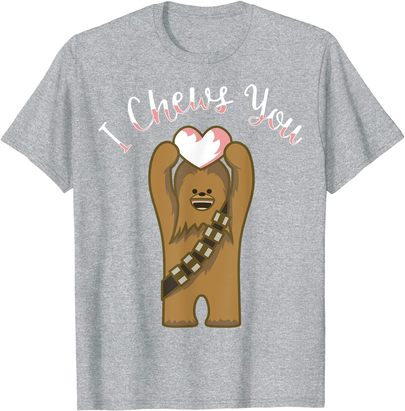 Star Wars Valentines I Chews You Chewbacca Graphic T-Shirt Home & Garden > Decor > Seasonal & Holiday Decorations Star Wars   