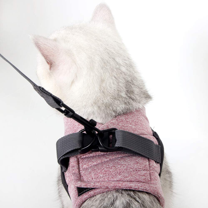 Heywean Cat Harness and Leash - Ultra Light Escape Proof Kitten Collar Cat Walking Jacket with Running Cushioning Soft and Comfortable Suitable for Puppies Rabbits Animals & Pet Supplies > Pet Supplies > Cat Supplies > Cat Apparel HEYWEAN   