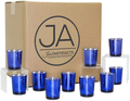 Just Artifacts 2.75-Inch Speckled Mercury Glass Votive Candle Holders (100pcs, Silver) Home & Garden > Decor > Home Fragrance Accessories > Candle Holders Just Artifacts Navy Blue  