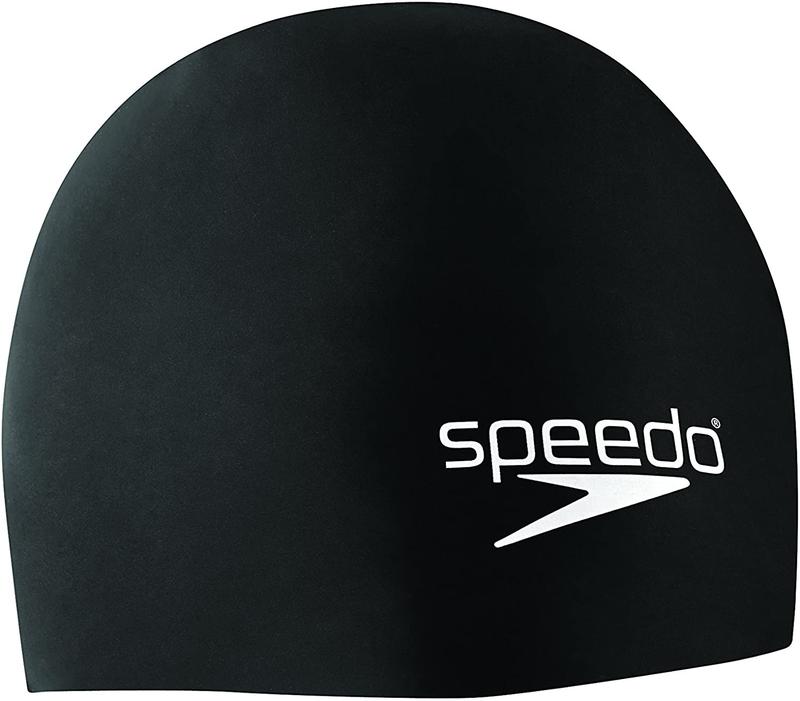 Speedo Unisex-Adult Swim Cap Silicone Elastomeric Sporting Goods > Outdoor Recreation > Boating & Water Sports > Swimming > Swim Caps Speedo Speedo Black  