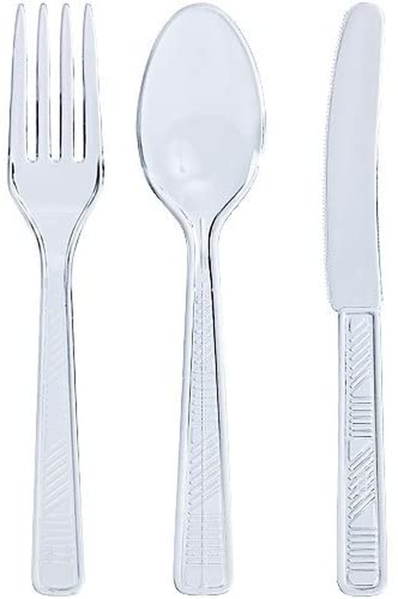 Party Dimensions 300 Count Cutlery Combo Box, Clear, Combo Box, Clear 300 Count Home & Garden > Kitchen & Dining > Tableware > Flatware > Flatware Sets Party Dimensions   