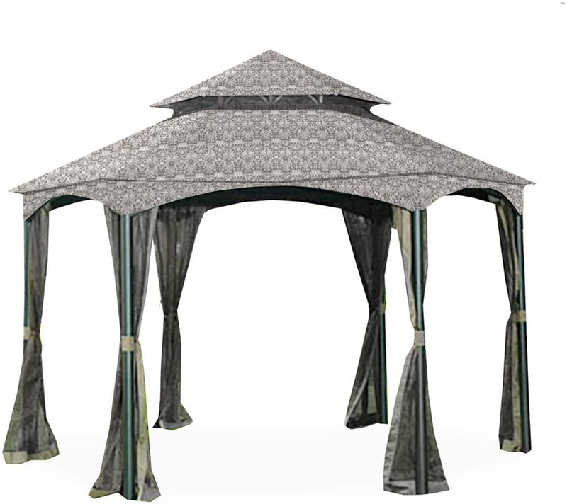 Garden Winds Replacement Canopy for The Southbay Hexagon Gazebo - Standard 350 - Beige