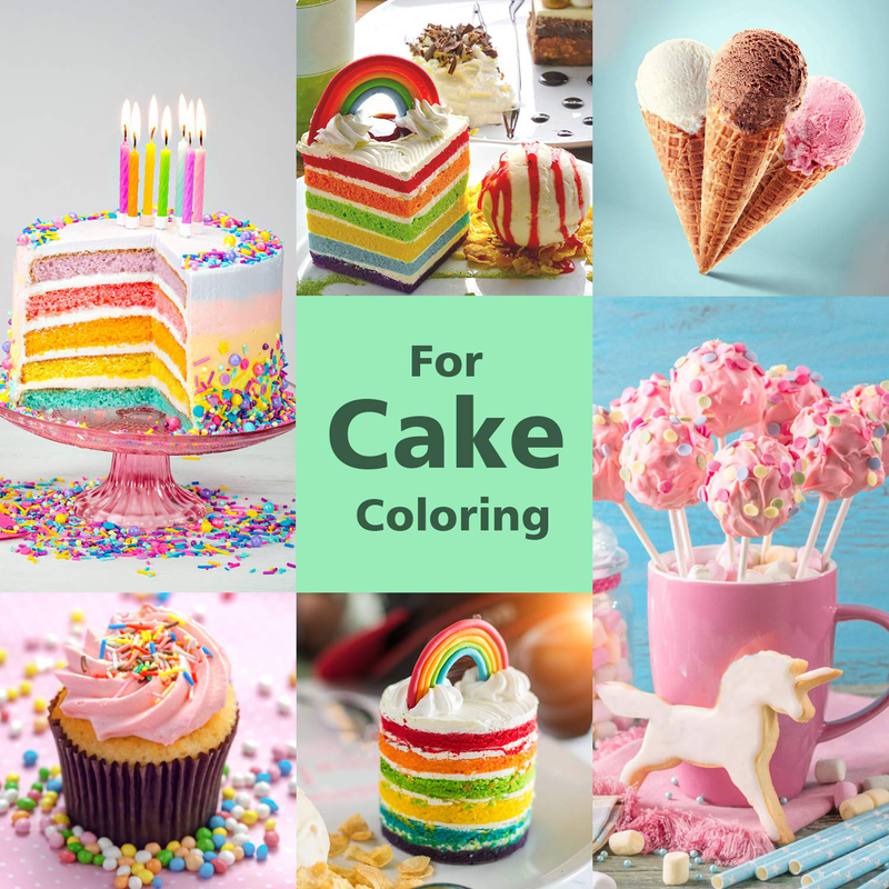 Food Coloring Dye DaCool Cake Color Set 16 Color Liquid Food Grade Tasteless Vibrant Color for Baking Cookie Icing Cake Decorating Fondant Clay Craft DIY Supplies Kit - 5.5 fl. Oz(10ml Each Bottles) Home & Garden > Kitchen & Dining > Kitchen Tools & Utensils > Cake Decorating Supplies DaCool   