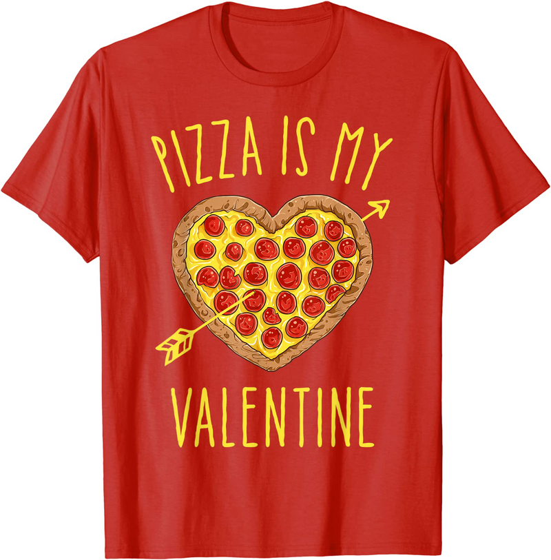 Pizza Is My Valentine Funny Valentines Day Gifts Boys Kids T-Shirt Home & Garden > Decor > Seasonal & Holiday Decorations Puntastic Valentines Day   