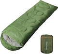 FARLAND Sleeping Bags 20℉ for Adults Teens Kids with Compression Sack Portable and Lightweight for 3-4 Season Camping, Hiking,Waterproof, Backpacking and Outdoors Sporting Goods > Outdoor Recreation > Camping & Hiking > Sleeping BagsSporting Goods > Outdoor Recreation > Camping & Hiking > Sleeping Bags FARLAND Army green / Right Zip Rectangle 