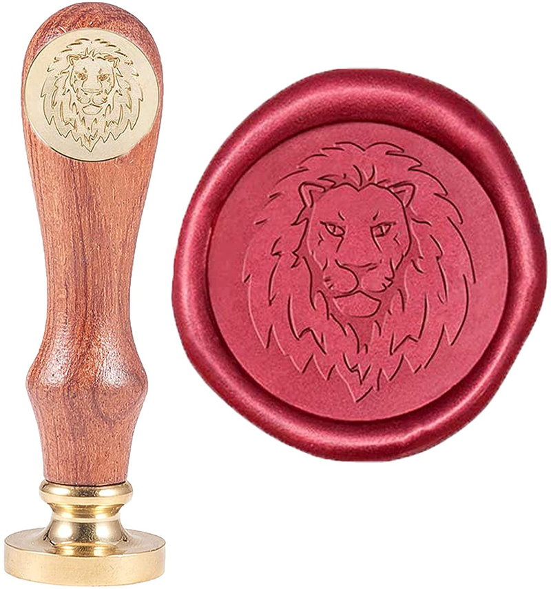 CRASPIRE Wax Seal Stamp Duck Animal Wax Sealing Stamps Retro Wood Stamp Removable Brass Head 25mm for Wedding Envelopes Invitations Embellishment Bottle Decoration Gift Packing Home & Garden > Decor > Seasonal & Holiday Decorations& Garden > Decor > Seasonal & Holiday Decorations CRASPIRE Lion Head  