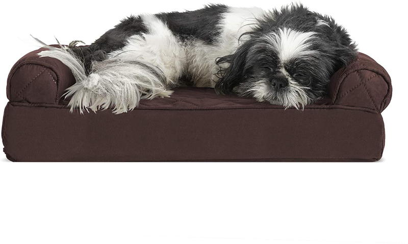 Furhaven Orthopedic Dog Beds for Small, Medium, and Large Dogs, CertiPUR-US Certified Foam Dog Bed Animals & Pet Supplies > Pet Supplies > Dog Supplies > Dog Beds Furhaven Quilted Coffee Cooling Gel Foam Small (Pack of 1)