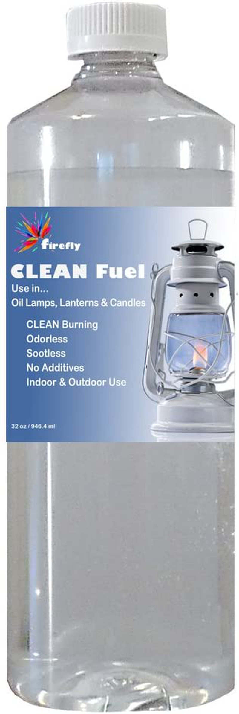 Firefly Kosher Clean Fuel Lamp Oil – Smokeless/Virtually Odorless – Longer Burning – 32 Ounces Home & Garden > Lighting Accessories > Oil Lamp Fuel Firefly Clear 32 oz. 
