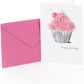 Hallmark Good Mail Birthday Card, Congratulations Card, Friendship Card for Women (Love You More) Home & Garden > Decor > Home Fragrances > Candles Hallmark Pink Cupcake  