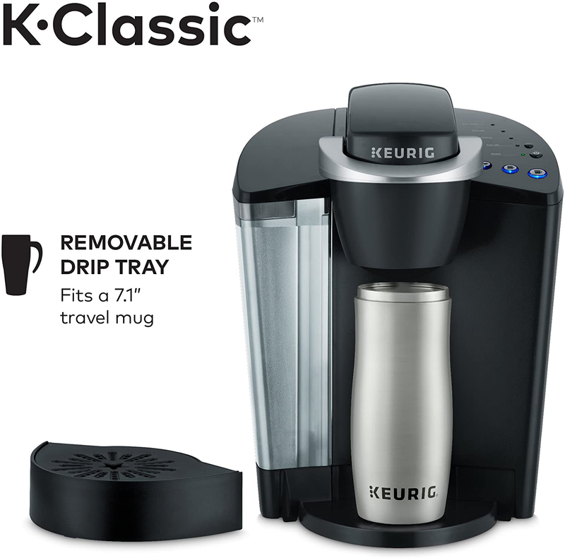 Keurig K-Classic Coffee Maker, Single Serve K-Cup Pod Coffee Brewer, 6 to 10 Oz. Brew Sizes, Black Home & Garden > Kitchen & Dining > Kitchen Tools & Utensils > Kitchen Knives Keurig   