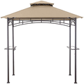 MASTERCANOPY Grill Gazebo Replacement Canopy for Model L-GG001PST-F (Beige) Home & Garden > Lawn & Garden > Outdoor Living > Outdoor Structures > Canopies & Gazebos MASTERCANOPY Beige  