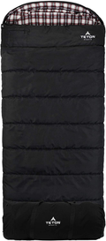 TETON Sports Outfitter XXL Sleeping Bag; Warm and Comfortable for Camping Sporting Goods > Outdoor Recreation > Camping & Hiking > Sleeping Bags TETON Sports Black 92-inchx 39-inch, Black, Left Zip 