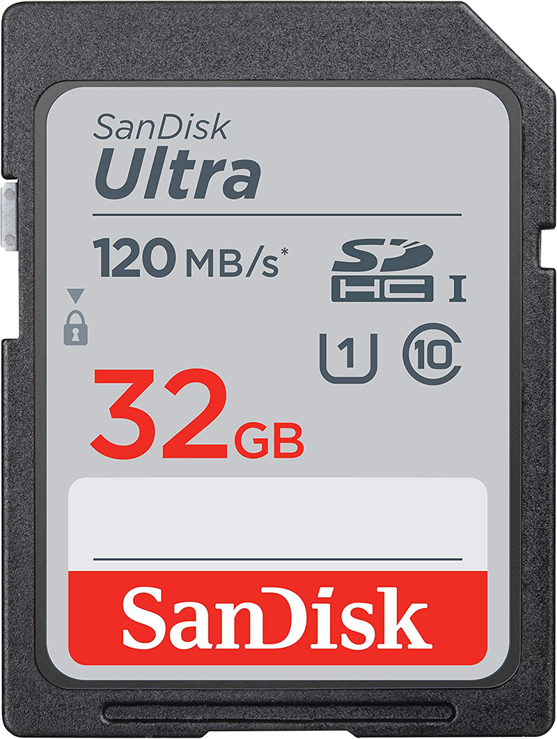 SanDisk 128GB Ultra SDXC UHS-I Memory Card - 120MB/s, C10, U1, Full HD, SD Card - SDSDUN4-128G-GN6IN Electronics > Electronics Accessories > Memory > Flash Memory > Flash Memory Cards SanDisk 32GB  