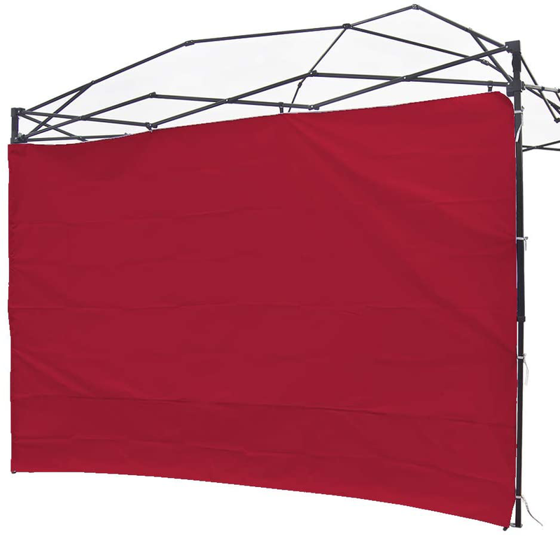 NINAT Canopy Sunwall 10 ft Sunshade Privacy Panel for Gazebos Tent Waterproof, Sun Wall for Straight Leg Gazebos,1 Pack Sidewall Only,Khaki Home & Garden > Lawn & Garden > Outdoor Living > Outdoor Structures > Canopies & Gazebos NINAT Red  