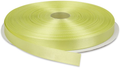 Topenca Supplies 3/8 Inches x 50 Yards Double Face Solid Satin Ribbon Roll, White Arts & Entertainment > Hobbies & Creative Arts > Arts & Crafts > Art & Crafting Materials > Embellishments & Trims > Ribbons & Trim Topenca Supplies Light Lime Green 1/2" x 100 yards 