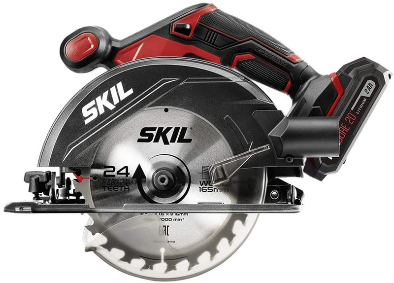 SKIL 20V 4-Tool Combo Kit: 20V Cordless Drill Driver, Reciprocating Saw, Circular Saw and Spotlight, Includes Two 2.0Ah Lithium Batteries and One Charger - CB739701 Hardware > Tools > Multifunction Power Tools Skil   