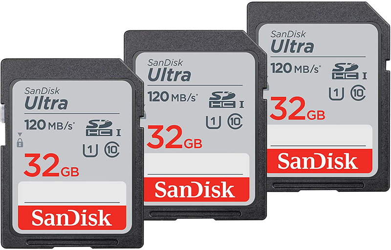 SanDisk 128GB Ultra SDXC UHS-I Memory Card - 120MB/s, C10, U1, Full HD, SD Card - SDSDUN4-128G-GN6IN Electronics > Electronics Accessories > Memory > Flash Memory > Flash Memory Cards SanDisk 32GB (3 Pack)  