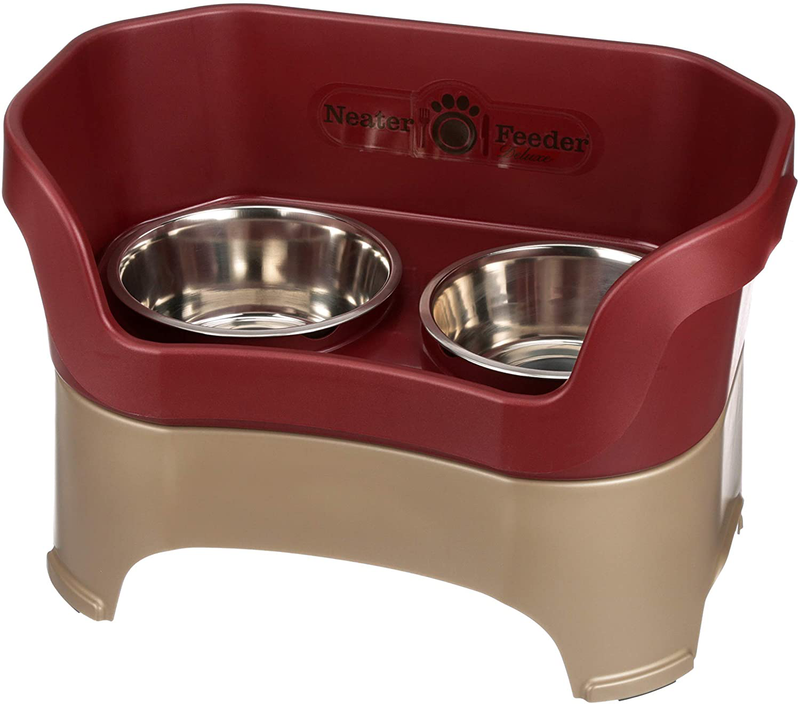Neater Pet Brands - Neater Feeder Deluxe Dog and Cat Variations and Colors Animals & Pet Supplies > Pet Supplies > Cat Supplies Neater Pet Brands Cranberry Large 