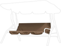 Swing Seat Cushion Cover Replacement, Waterproof Polyester Taffeta Fabric 3Seat Swing Chair Bench Cushion Cover Swing Hammock Protector for Garden Yard Park Outdoor 59.1x19.7x3.9in (Brown) Home & Garden > Lawn & Garden > Outdoor Living > Porch Swings HURRISE Brown  