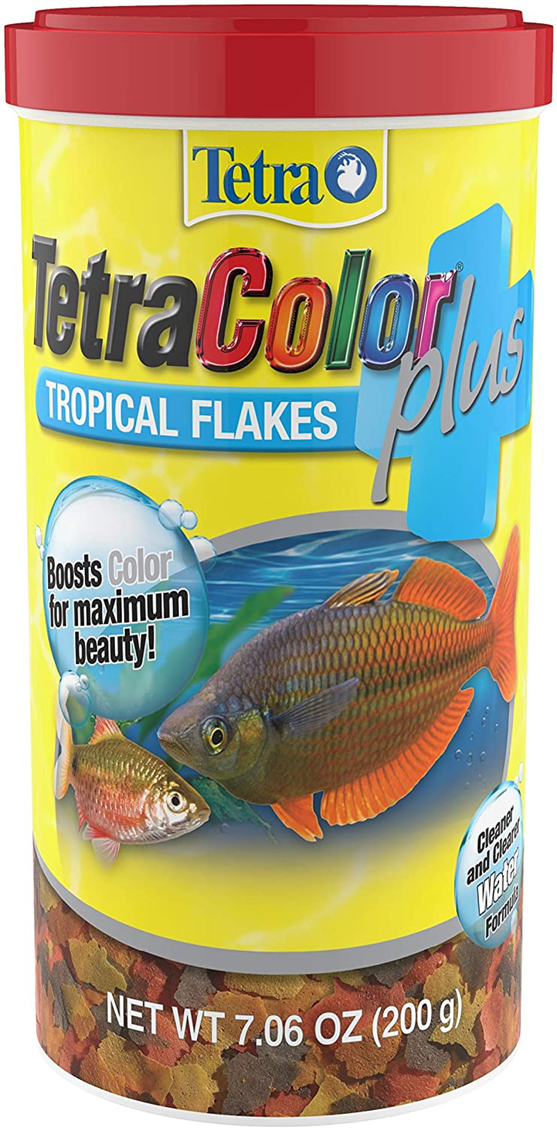 TetraColor Plus Tropical Flakes with Color Enhancing Animals & Pet Supplies > Pet Supplies > Fish Supplies > Fish Food Tetra 7.06 Ounce (Pack of 1)  