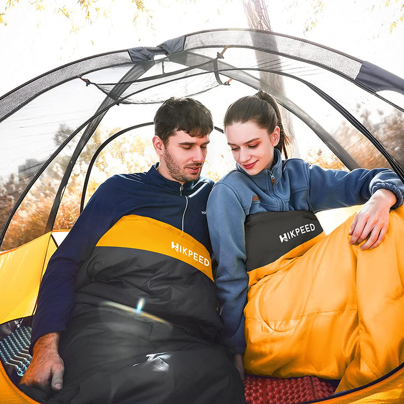 HIKPEED Camping Sleeping Bags, Lightweight 3 Seasons Backpacking Sleeping Bag Camp Bedding for Camping Hiking Outdoor Warm & Cool Weather Sleepover Sporting Goods > Outdoor Recreation > Camping & Hiking > Sleeping BagsSporting Goods > Outdoor Recreation > Camping & Hiking > Sleeping Bags HIKPEED   