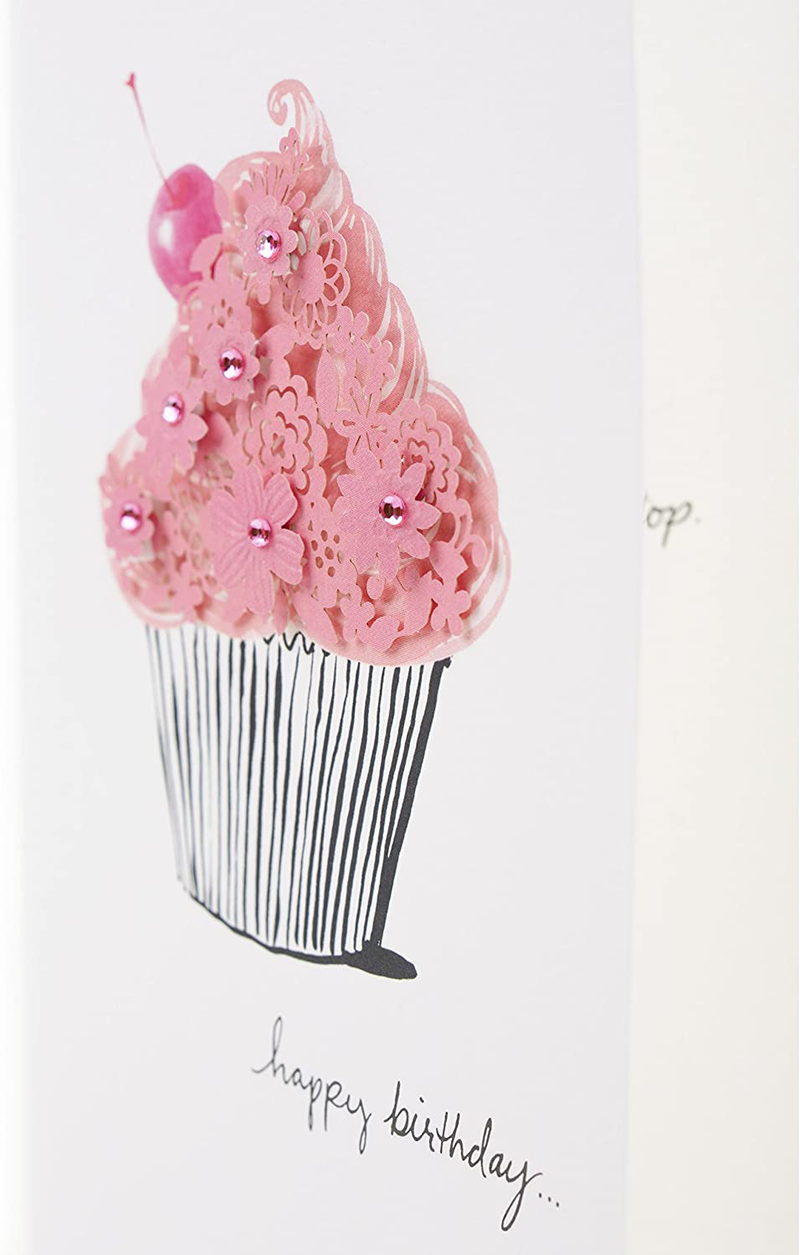 Hallmark Signature Birthday Card (Pink Cupcake) Home & Garden > Decor > Home Fragrances > Candles Hallmark   