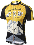 MR Strgao Men's Cycling Jersey Bike Short Sleeve Shirt Sporting Goods > Outdoor Recreation > Cycling > Cycling Apparel & Accessories Mengliya Mountain XX-Large 
