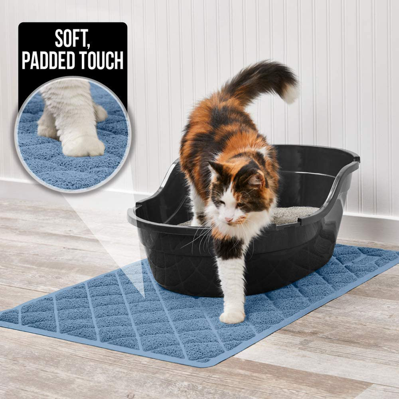 Gorilla Grip Ultimate Cat Litter Mat, Cleaner Floors, Less Waste, Soft on Kitty Paws, Easy Clean Trapper, Large Size Liner Trap Mats, Scatter Control, Traps Mess from Box, Accessories for Cats Animals & Pet Supplies > Pet Supplies > Cat Supplies > Cat Litter Gorilla Grip   