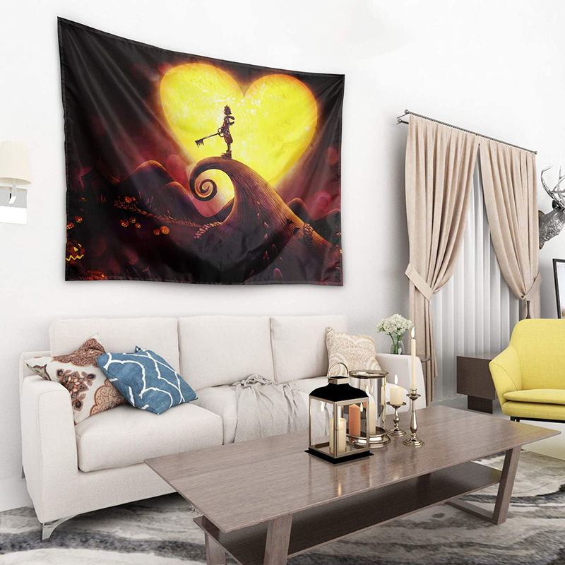 Kingdom Hearts Tapestry Home Decorations Art Wall Hanging Hippie Tapestries 60 x 40 inch Home & Garden > Decor > Artwork > Decorative Tapestries DZGlobal   