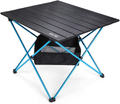 G4Free Camping Table Folding Portable Camp Table Ultralight Collapsible Aluminum Tables with Mesh Storage Bag Sporting Goods > Outdoor Recreation > Camping & Hiking > Camp Furniture G4Free Black Medium 