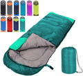 Sleeping Bag 3 Seasons (Summer, Spring, Fall) Warm & Cool Weather - Lightweight,Waterproof Indoor & Outdoor Use for Kids, Teens & Adults for Hiking and Camping Sporting Goods > Outdoor Recreation > Camping & Hiking > Sleeping Bags SWTMERRY Emerald Green Single 