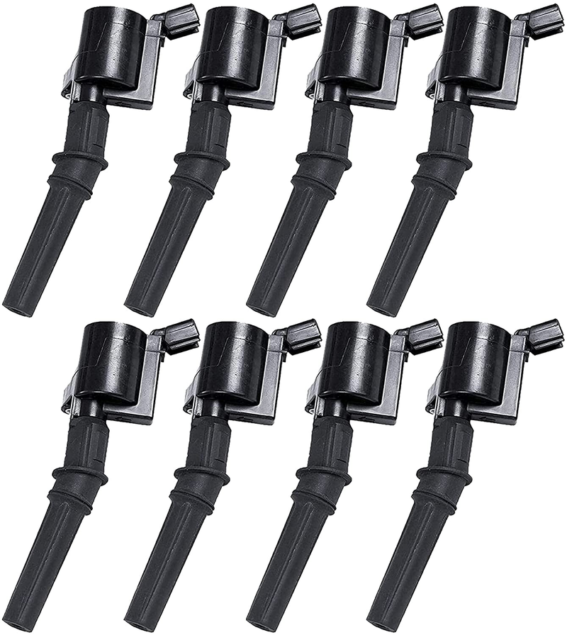 DEAL AUTO ELECTRIC PARTS Pack of 8 New Ignition Coils Compatible With F-150 F-250 F-350 E-150 E-250 E-350 Expedition Grand Marquis 4.6L 5.4L V8 Replacement For DG508 DG457 C1454 FD503