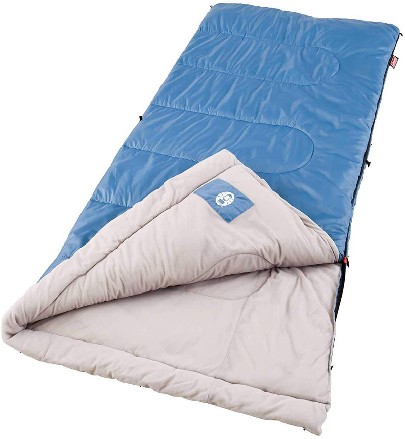 Coleman Sun Ridge 40°F Warm Weather Sleeping Bag, Blue Sporting Goods > Outdoor Recreation > Camping & Hiking > Sleeping Bags Coleman   