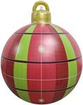 HUANKD Giant Christmas PVC Inflatable Decorated Ball,Christmas Inflatable Outdoor Decorations Holiday inflatables Balls Decoration with Pump (E, XL) Home & Garden > Decor > Seasonal & Holiday Decorations& Garden > Decor > Seasonal & Holiday Decorations HUANKD A X-Large 