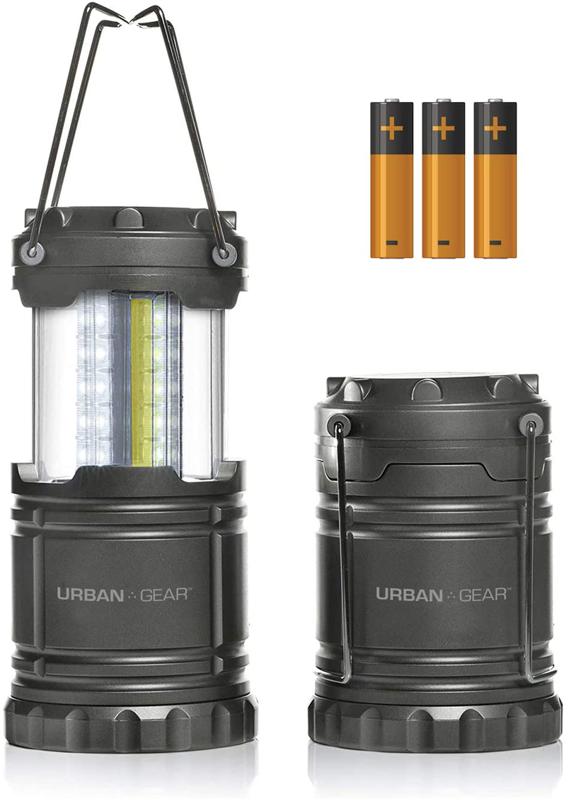 Portable Pop up Indoor/Outdoor Camping Lantern + Waterproof Emergency Flashlight W/Led Lights (300 Lumens) for Backpacking, Hiking, Fishing & Outdoors (Batteries Included), Single Sporting Goods > Outdoor Recreation > Camping & Hiking > Tent Accessories Lewis N. Clark   
