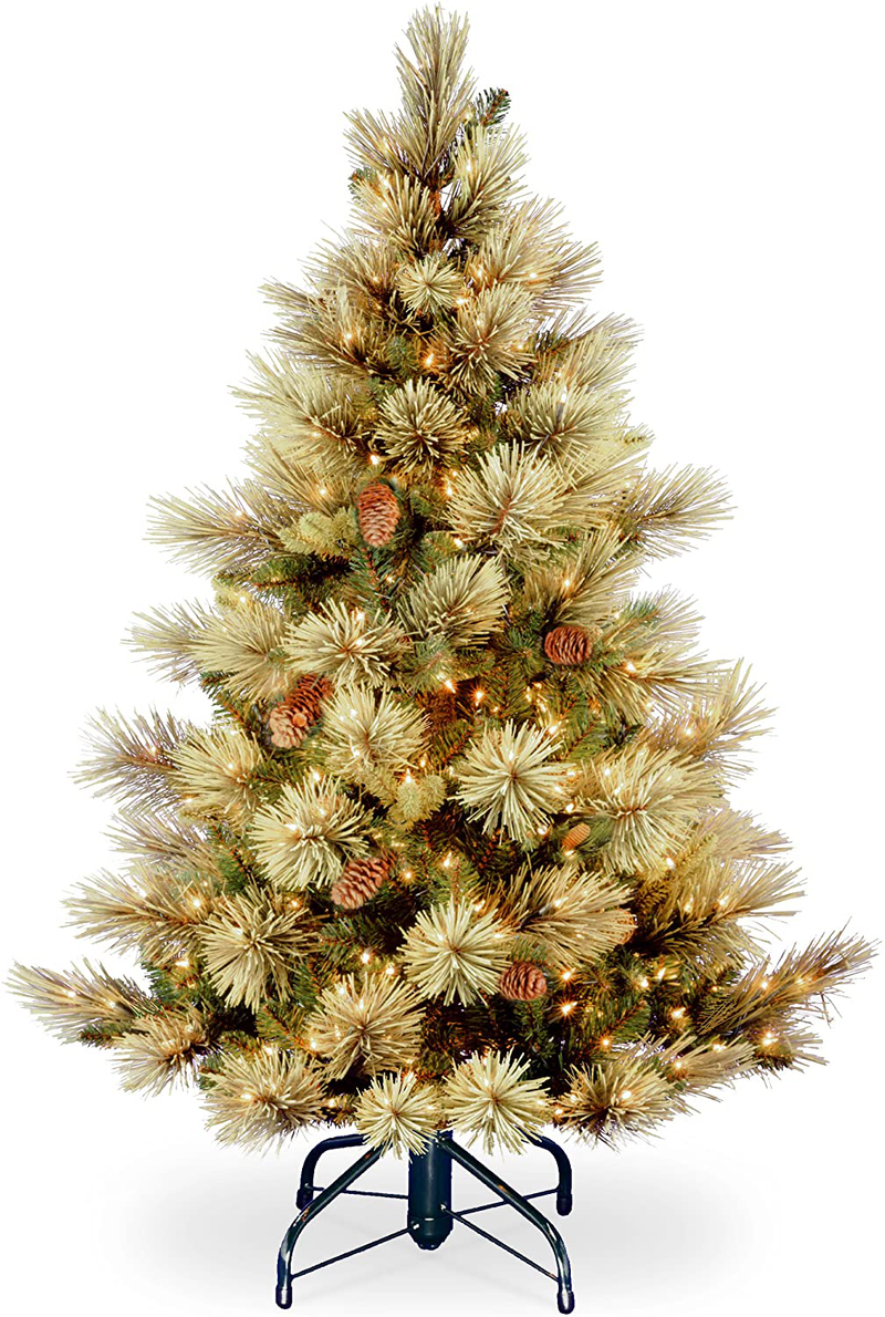 National Tree Carolina Pine Tree with Clear Lights , 7.5 Feet Home & Garden > Decor > Seasonal & Holiday Decorations > Christmas Tree Stands National Tree Company 4.5 ft  