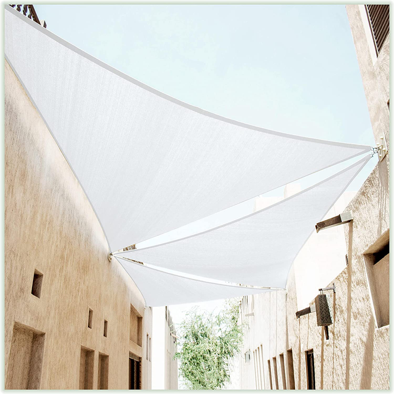 ColourTree 16' x 16' x 22.6' Grey Right Triangle CTAPRT16 Sun Shade Sail Canopy Mesh Fabric UV Block - Commercial Heavy Duty - 190 GSM - 3 Years Warranty (We Make Custom Size) Home & Garden > Lawn & Garden > Outdoor Living > Outdoor Umbrella & Sunshade Accessories ColourTree White 12' x 12' x 12' Standard Size 