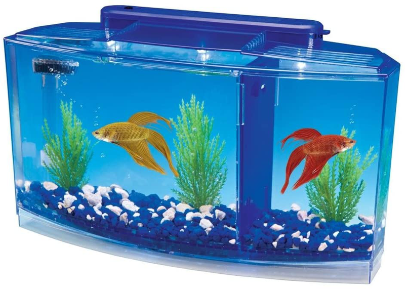 Penn Plax Deluxe Triple Betta Bow Aquarium Tank, 0.7-Gallon Animals & Pet Supplies > Pet Supplies > Fish Supplies > Aquariums Penn-Plax Tank  
